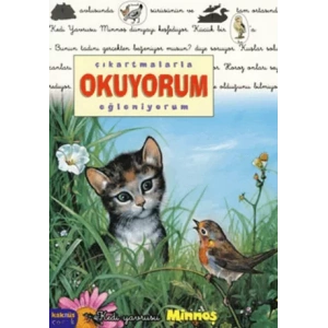 Çıkartmalarla Okuyorum Eğleniyorum -  Kedi Yavrusu Minnoş