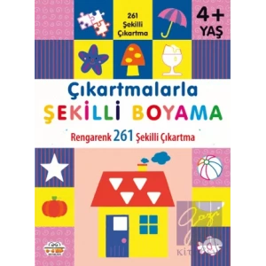 Çıkartmalarla Şekilli Boyama 4 Yaş Üstü