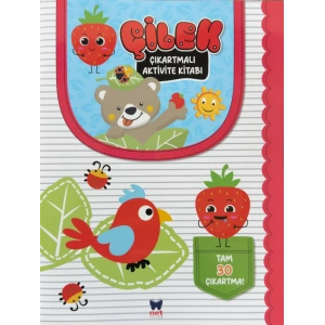 Çıkartmalı Aktivite Kitabı - Çilek
