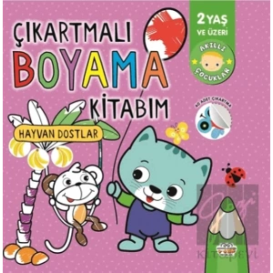 Çıkartmalı Boyama Kitabım-hayvan Dostlar
