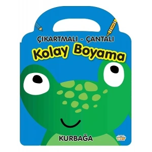 Çıkartmalı - Çantalı Kolay Boyama - Kurbağa