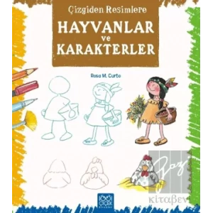 Çizgiden Resimlere - Hayvanlar ve Karakterler
