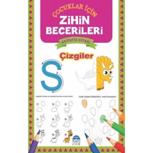Çizgiler - Çocuklar İçin Zihin Becerileri Aktivite Kitabı
