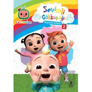 Cocomelon Sevimli Gökkuşağı Boyama Kitabı 2