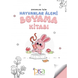 Çocuklar İçin Hayvanlar Alemi Boyama Kitabı