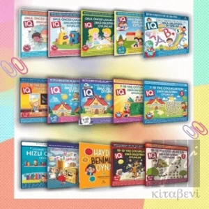 Çocuklar İçin IQ Geliştirici Zeka Oyunları Seti (15 Kitap Set)