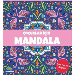 Çocuklar İçin Mandala - Lacivert