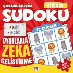 Çocuklar İçin Sudoku - Sticker Hediyeli Basit Seviye 1