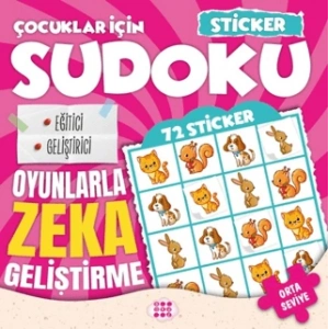 Çocuklar için Sudoku - Sticker Hediyeli Orta Seviye 1