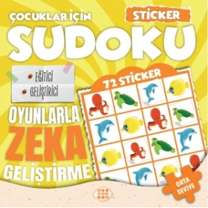 Çocuklar İçin Sudoku - Sticker Hediyeli Orta Seviye 2