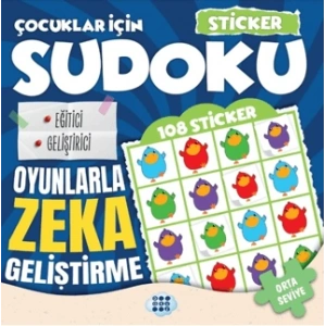 Çocuklar için Sudoku - Sticker Hediyeli Orta Seviye 3