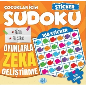 Çocuklar İçin Sudoku - Sticker Hediyeli Zor Seviye 3