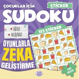 Çocuklar İçin Sudoku - Sticker Hediyeli Zor Seviye 4
