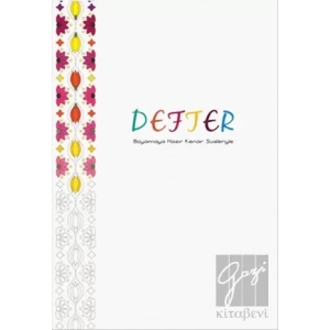 Defter - Boyamaya Hazır Kenar Süsleriyle