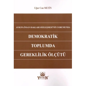 Demokratik Toplumda Gereklilik Ölçütü