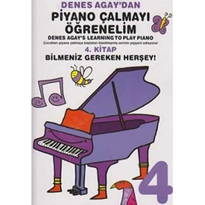 Denes Agaydan Piyano Çalmayı Öğrenelim 4. Kitap