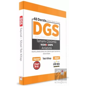 DGS Kitap Konu Özetli Soru Bankası Video Anlatımlı Tek Kitap