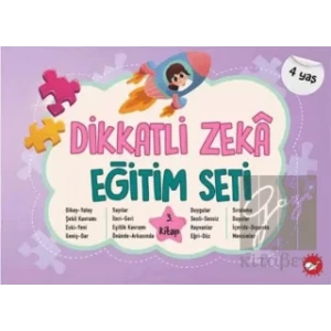 Dikkatli Zeka Eğitim Seti 3. Kitap (4 Yaş)