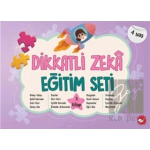Dikkatli Zeka Eğitim Seti 3. Kitap (4 Yaş)