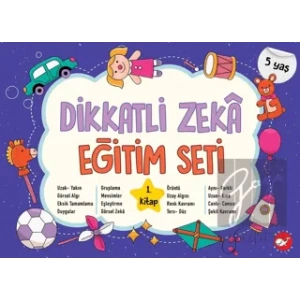 Dikkatli Zeka Eğitim Seti 1. Kitap - 5 Yaş