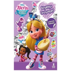 Disney Alicein Harikalar Pastenesi Boyama