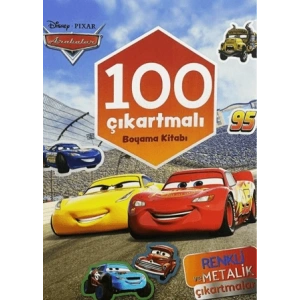Disney Arabalar 100 Çıkartmalı Boyama Kitabı