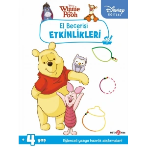 Disney Eğitsel Winnie the Pooh El Becerisi Etkinlikleri Yazıya Hazırlık