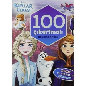 Disney Karlar Ülkesi 100 Çıkartmalı Boyama Kitabı