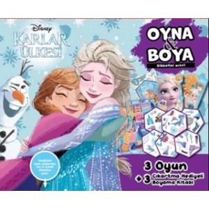 Disney Karlar Ülkesi Oyna ve Boya Kutulu Set