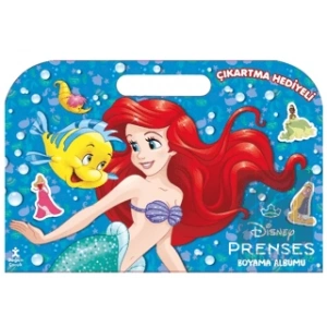 Disney Prenses Çıkartma Hediyeli Boyama Albümü