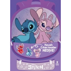 Disney Stitch  (Ciltli) - Parıltılı Tatil Çantam Etkinlik ve Boyama Kitabı