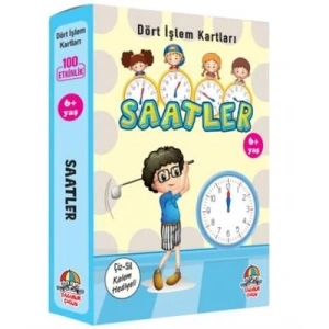 Dört İşlem Kartları - Saatler (6+ Yaş)