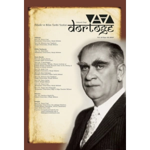 Dörtöğe Felsefe ve Bilim Tarihi Yazıları Hakemli Dergi Yıl: 12 Sayı:24