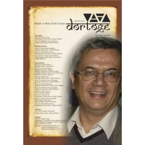 Dörtöğe Felsefe ve Bilim Tarihi Yazıları Hakemli Dergi Yıl:8 Sayı:16