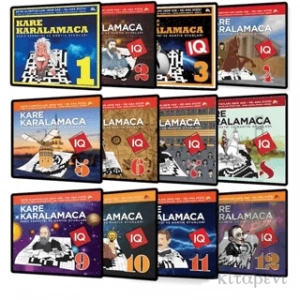 Dünya Beyin Olimpiyatları Kare Karalamaca Serisi (12 Kitap Takım)