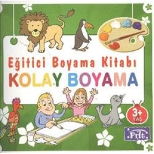 Eğitici Boyama Kitabı - Kolay Boyama