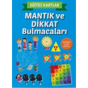 Eğitici Kartlar Mantık ve Dikkat Bulmacaları