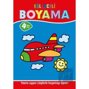 Eğlenceli Boyama 2 - 4 Yaş Üstü 4lü Pastel Boya Hediyeli