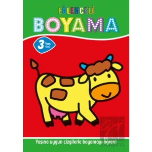 Eğlenceli Boyama - 3 Yaş Üstü 4lü Pastel Boya Hediyeli