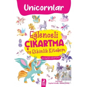 Eğlenceli Çıkartma ve Etkinlik Kitabım - Unicornlar