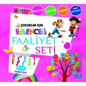 Eğlenceli Faaliyet Seti Pembe Kitap – 4 Yaş Üzeri