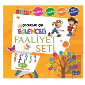 Eğlenceli Faaliyet Seti Turuncu Kitap - 4 Yaş Üzeri