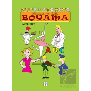 Eğlenceli ve Eğitici Boyama - Meslekler