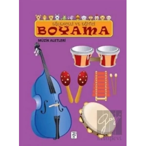 Eğlenceli ve Eğitici Boyama - Müzik Aletleri