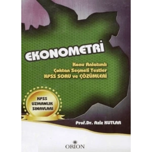 Ekonometri (KPSS Uzmanlık Sınavları)