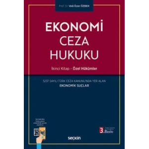 Ekonomi Ceza Hukuku İkinci Kitap: Özel Hükümler