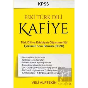 Eski Türk Dili Kafiye Türk Dili ve Edebiyat Öğretmenliği Çözümlü Soru Bankası 2020