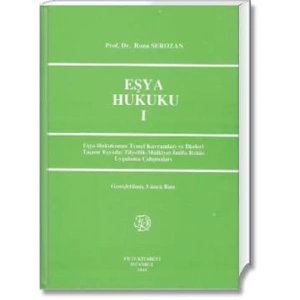 Eşya Hukuku I