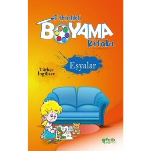 Etkinlikli Boyama Kitabı Eşyalar