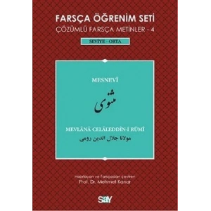 Farsça Öğrenim Seti / Çözümlü Farsça Metinler - 4 Seviye - Orta